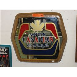 "Molson Canadian" mirror - used