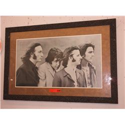 Framed "Beatles" poster