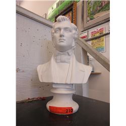 Pottery bust of Chopin