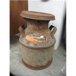 Vintage cream can - as is