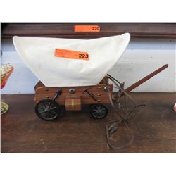Wood chuck wagon lamp.
