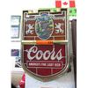 Image 1 : Electric "Coors" plastic sign