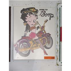 "Betty Boop" wall sign - used