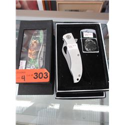 4 New folding knives
