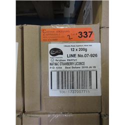 2 Cases of strawberry licorice