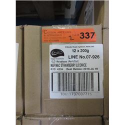 2 Cases of strawberry licorice