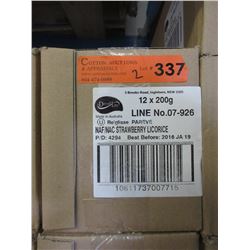 2 Cases of strawberry licorice