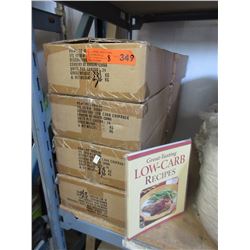 8 Boxes of  new Low-Carb Recipe books