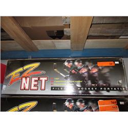 New portable hockey net