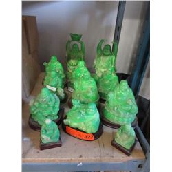 12 Resin Buddha statues