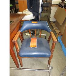 4 Wood pub chairs - used