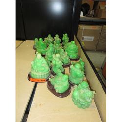 18 Resin Buddha statues