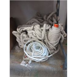 Lot of new nautical rope
