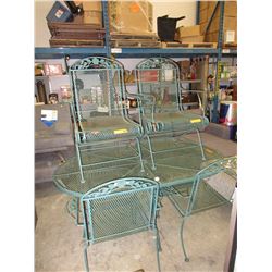 Vintage - 7 Piece metal patio set