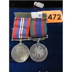 WW2 - Canadian War & Voluntary Service medals