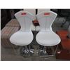 Image 1 : 2 New hydraulic swivel bar stools