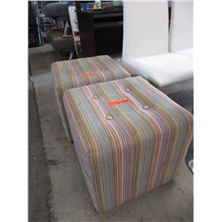 Pair of foot stools - used