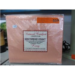 New King size sheet set