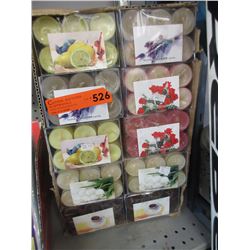 Case of new scented tea lights