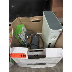 XBOX 360 with 4 games - used