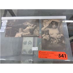 2 Vintage "French nude" postcards - 1930s