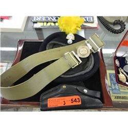 3 Pieces of military regalia
