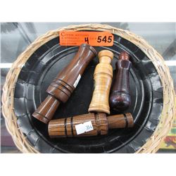 4 Wood duck calls