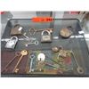 Image 1 : Vintage padlocks & keys