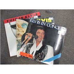 3 Elvis Presley records