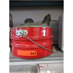 Vintage metal jerry can