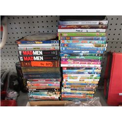 54 Movie DVDs - used