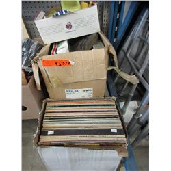 Vintage LPs & used household goods