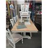 Image 1 : New - "Distressed" 9 Piece dining set