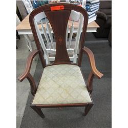 Vintage wood arm chair