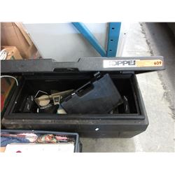 Plastic tool chest & contents