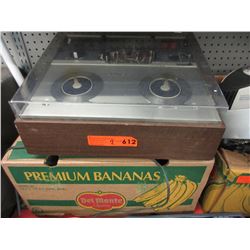 Vintage Sony reel-to-reel tape recorder & tapes