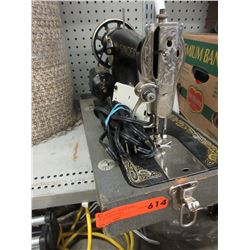 Vintage portable Singer sewing machine