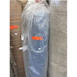 Bolt of blue fabric - wrapped
