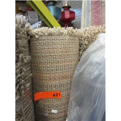 Used beige shag carpet