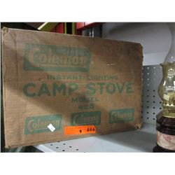 Vintage Coleman camp stove