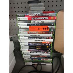 29 XBOX 360 games - used