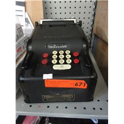 Vintage "Remington Rand" adding machine