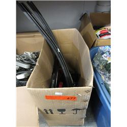 HO Scale train cars & track - used
