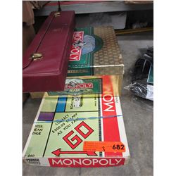 Horner Melodica & 2 used Monopoly boards