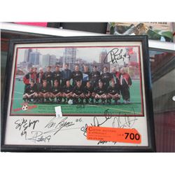Autographed - Vancouver '86ers photograph
