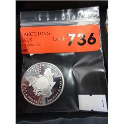 1 Troy oz . - .999 Fine Silver Round