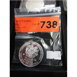 1 Troy oz . - Fine Silver "Armenian 500 Dram" Coin