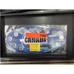Canadian Millenium quarter set