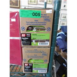 Case of box nails & box of finishing nails