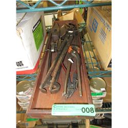 Tray of vintage forgingtools